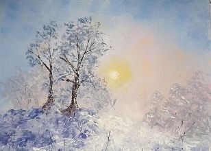 Ici ? un hiver d'autrefois ... 