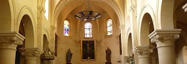L'EGLISE D'AUREILLE l'intérieur