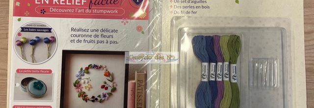 N° 1 Broderie en relief facile - Test 