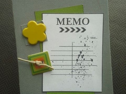 Mémo/ Bloc-notes