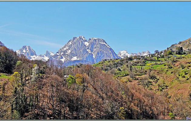 07/04/2023 : en Vallée d'Aspe pour cause de cérémonie familiale du lendemain, petit tour vers Lescun et les Aiguilles  d'Ansabère - 64