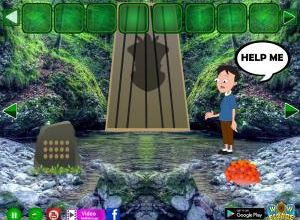 Trapped boy gets to mom soluce