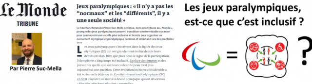 Tribune «Le Monde»  : organiser un événement olympique et paralympique commun et simultané lors des prochains Jeux ?