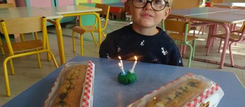 Les anniversaires du mois de septembre:(T.P.S./P.S./M.S.)