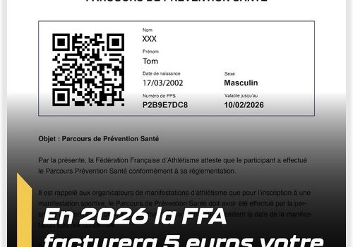 😠  Coup de gueule: une taxe supplémentaire pour courir .