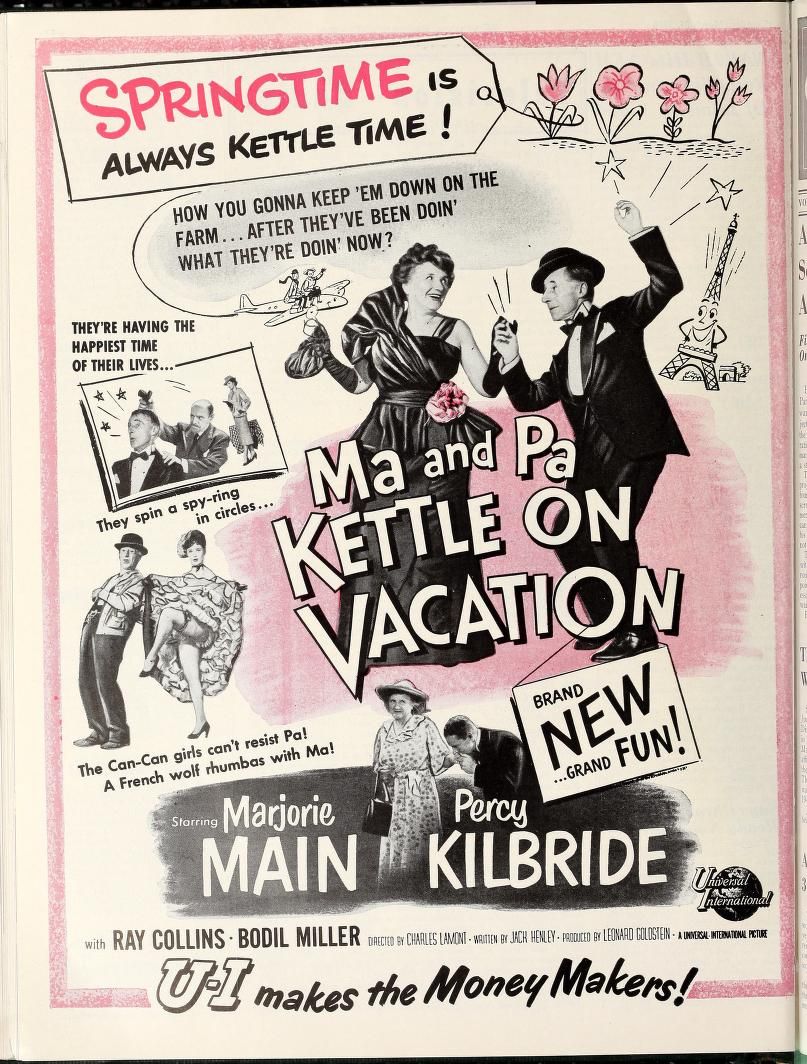 MA AND PA KEETLE ON VACATION BOX OFFICE USA 1953