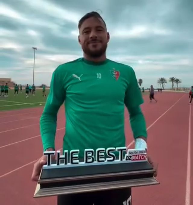 Belaili Youcef MCA Meilleur Joueur du Championnat 2023-2024 (Site Dz Match)