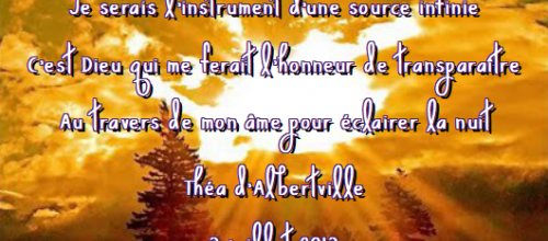 Et si tant de lumière - Théa d'Albertville