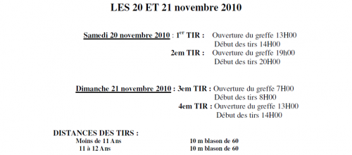 1 er Tir Intérieur