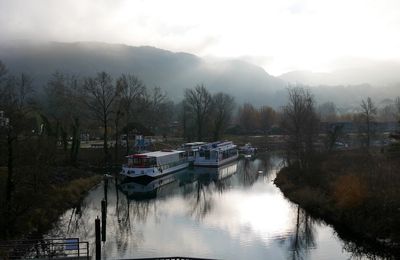 Le 1er décembre : Chanaz, la confluence.