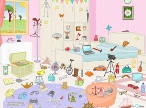 Blue house - Hidden objects