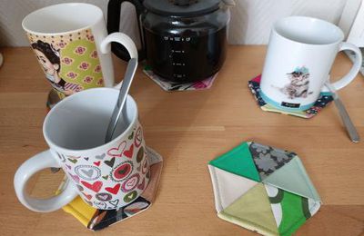 Tuto : Des sous tasse géométriques
