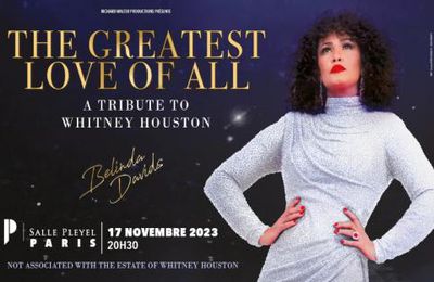 Belinda Davids chante Whitney Houston, c'est le 17/11 à la Salle Pleyel
