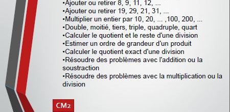 Une programmation en Calcul mental