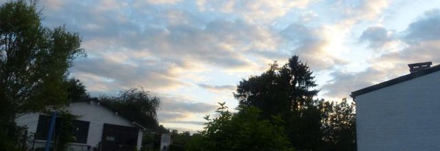 Le ciel hier soir et ce matin