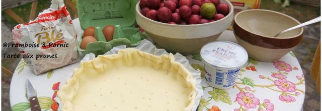Tarte aux prunes 