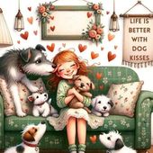 chiens puppies 32 "citations" - Dessins/Images coup de coeur