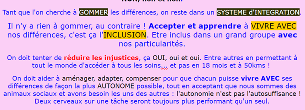 Gommer les différences ???
