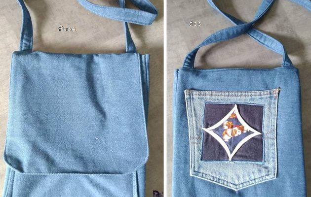 Sac bandoulière en Jeans