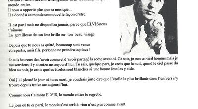 texte de carl perkins sur son ami elvis
