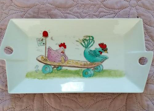 peinture sur porcelaine ludique