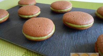 Whoopies pies à la pistache