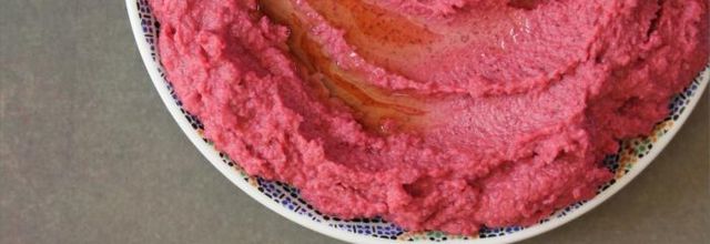 Houmous rouge (à la betterave)