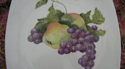 Pommes et raisins