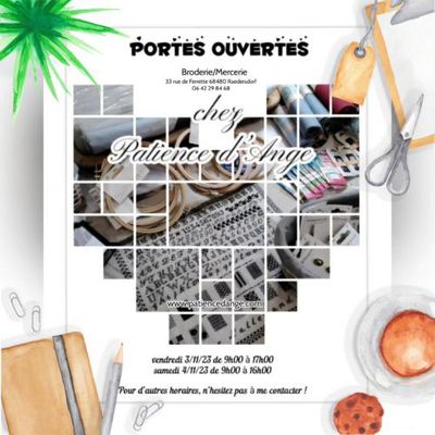 Portes ouvertes 3 et 4 novembre 2023