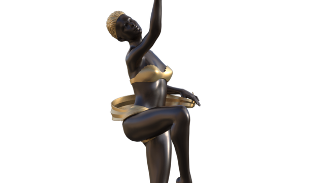 Tube de lampe Art-déco (render-image)