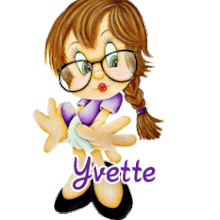 345 Superbe, fille, lunette, gif anime, blinkie