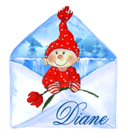 689 Enveloppe lutin - Noël 