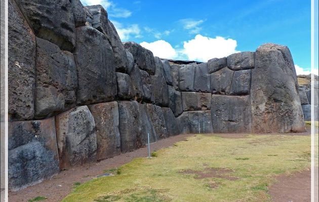 Les pierres cyclopéennes des remparts de la forteresse Sacsayhuamán - Cuzco - Pérou