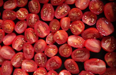 Tomates cerises séchées et confites...
