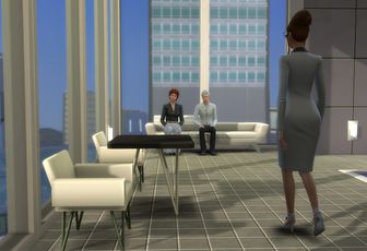 Chic professionnel avec mes sims 
