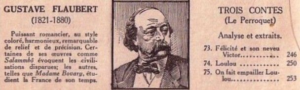 25 - Le Perroquet - Gustave Flaubert 