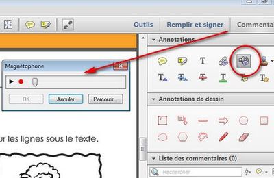 Annoter un document PDF avec Adobe Reader XI