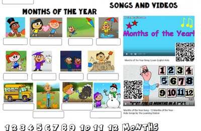 Months of the year songs