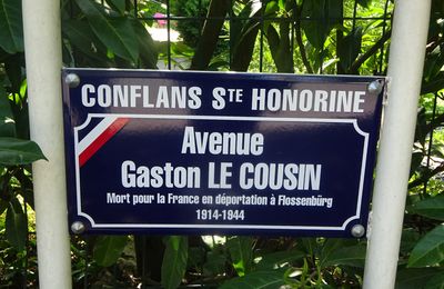 RUE GASTON LE COUSIN, les plaques enfin remplacées.