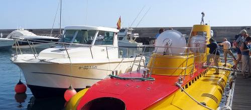 Lanzarote : Le sous marin jaune