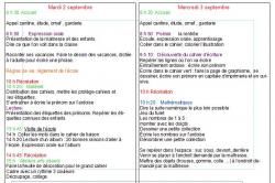 Cahier journal pour la rentrée CP