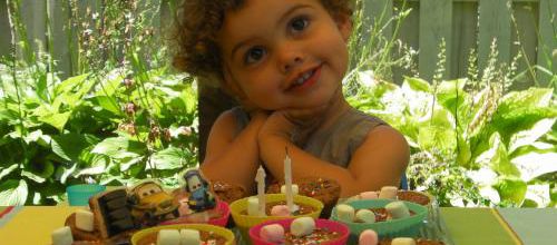Anniversaire de Clarisse ... déjà 2 ans !!!!