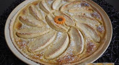 Tarte aux pommes alsacienne 
