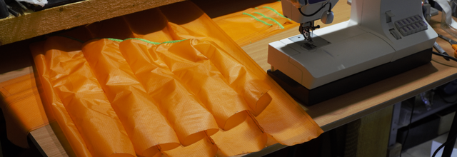 La couture démarre enfin !   Schark 3 m² ar 7 double peau ..