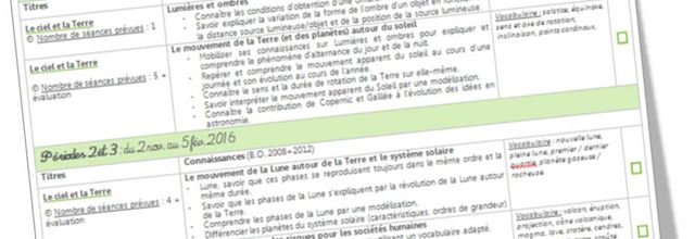 Séquence le ciel et la Terre CM1/CM2