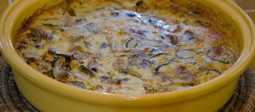 Recette de Catherine Oudot : Flan de courgettes aux épices