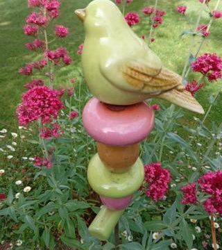 Au jardin, voir la vie en rose