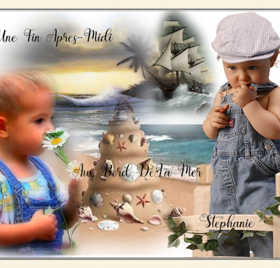 une fin après -midi aux bord de la mer