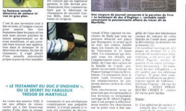 La revue Trésors et Détections, n°102, juillet/août 2008. (Didier Audinot)