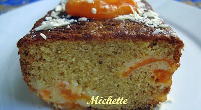 Cake aux abricots et chocolat blanc